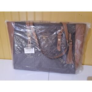 Michael Kors Nomad Large Multi Function Top Zip Tote Brown/Acorn Handbag